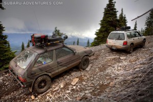 Mt Hood offroad Subarus